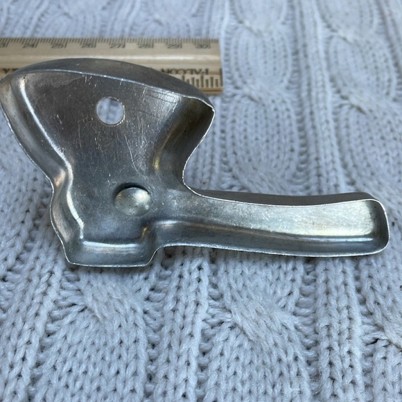 VTG Tomahawk Axe cookie cutter wooden red knob aluminum - Picture 4 of 7
